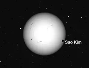Sao Kim đi ngang qua Mặt Trời